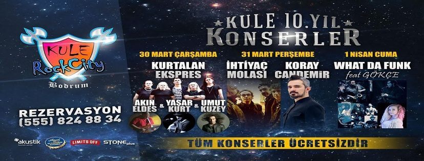 Kule 10. yıl konserlerinde görüşmek üzere :)